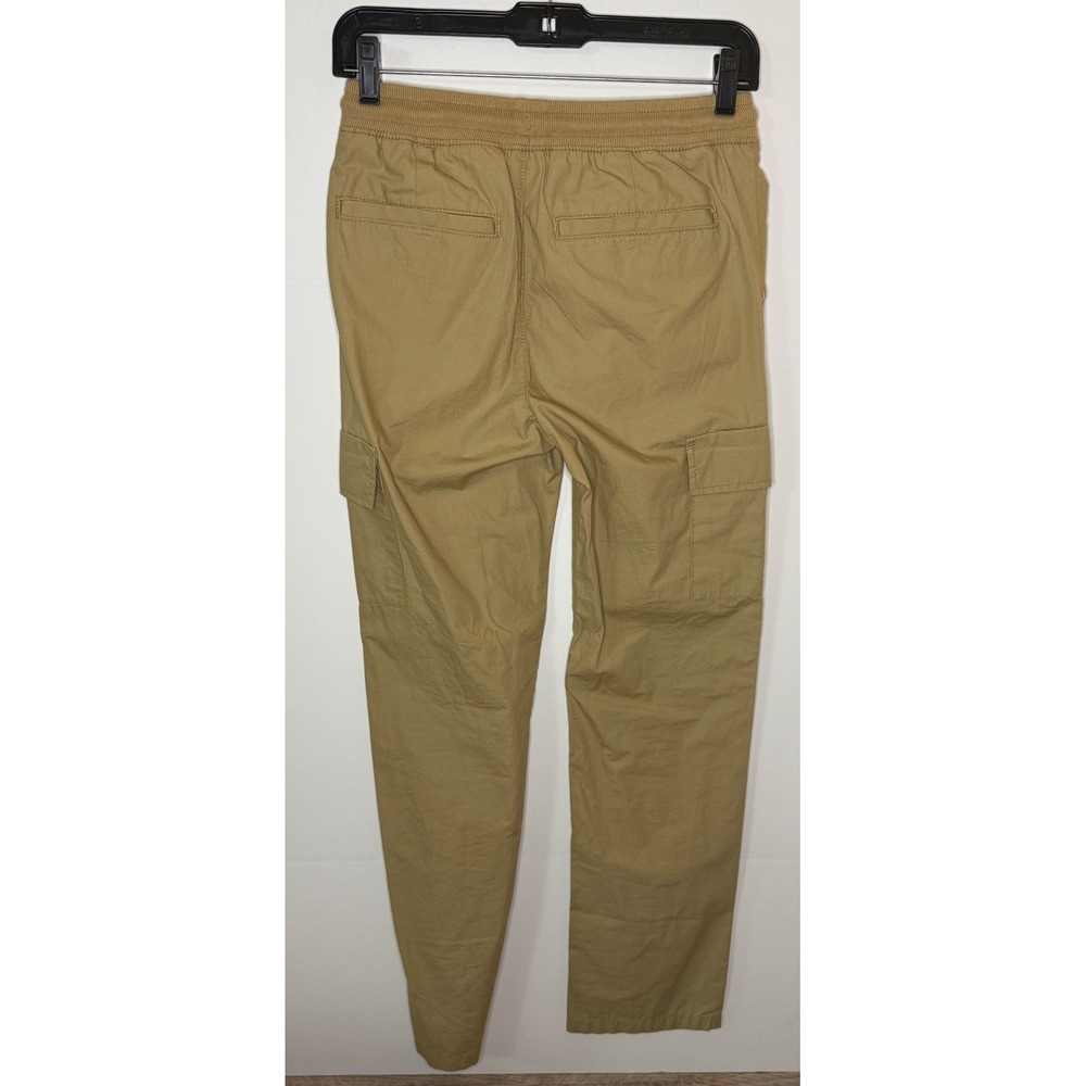 Gap For Good Kids Khaki Cargo Pants Elastic Waist Drawstring XXL 14-16 New - Picture 2 of 8